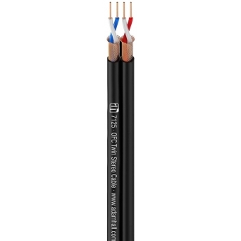 Adam Hall Cables 7125 - OFC Twin Cable stereo