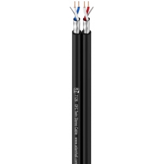 Adam Hall Cables 7126 - High resolution OFC stereo twin cable