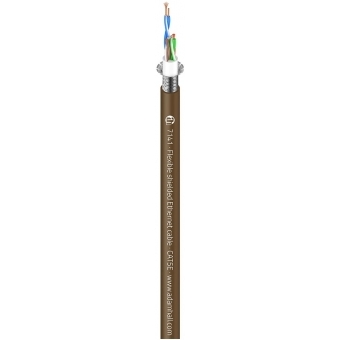 Adam Hall Cables 7141 - Flexible shielded Ethernet Cable - CAT5E