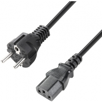 Adam Hall Cables 8101 KB 0300 - Power Cord CEE 7/7 - C13 3 m