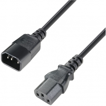 Adam Hall Cables 8101 KE 0300 - Power Extension Cable C14 - C13 3 m
