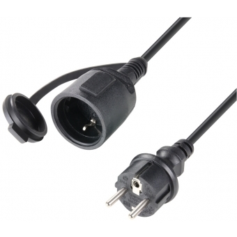 Adam Hall Cables 8101 KF 0300 - Extension Cable CEE 7/7 IP44 - CEE 7 IP44 3 m