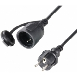 Adam Hall Cables 8101 KF 0300 - Extension Cable CEE 7/7 IP44 - CEE 7 IP44 3 m