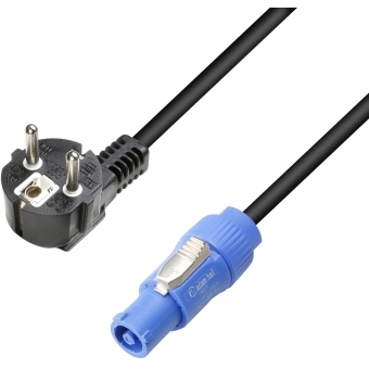 Adam Hall Cables 8101 PCON 0500 X - Main power cord CEE 7/7 - Power Twist 1.5 mm² 5 m