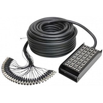 Adam Hall Cables K 32 C 50 - Multicore with Stage Box 24/8 50 m