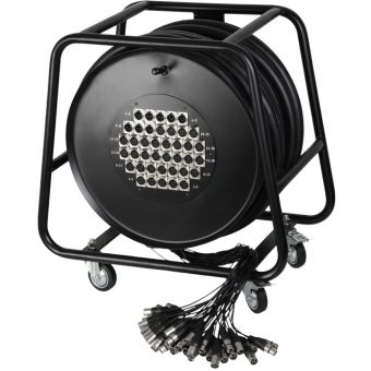 Adam Hall Cables K 40 C 50 D - Multicore on Drum with Stage Box 32/8 50 m