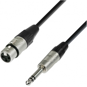 Adam Hall Cables K4 BFV 0150 - Microphone Cable REAN XLR Female to 6.3 mm Jack Stereo 1.5 m