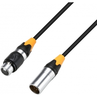 Adam Hall Cables K 4 DGH 0300 IP 65 - DMX AES/EBU Cable 5-pole XLR male to XLR female IP65 3 m