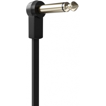 Adam Hall Cables K4 IRR 0015 FLM - Flat Audio Cable, 6.3 mm Mono Gold Plug, 0.15 m #3