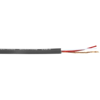 OMNITRONIC Microphone Cable 2x0.22 100m bk #2