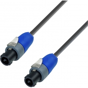 Adam Hall Cables K5 S215 SS 0200 - Speaker Cable 2 x 1.5 mm² Neutrik Speakon 2-pole to Speakon 2-pole 2 m