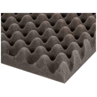 Adam Hall Hardware 019450 - Eggbox Foam grey 50 mm