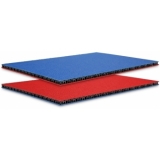 Adam Hall Hardware 0568 BLUR - SolidLite® PP. Plate Blue / Red 6,8 mm, 2500 x 1250 mm