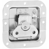 Adam Hall Hardware 17293 SP - Butterfly Latch medium with Spring half cranked 14 mm deep padlockable