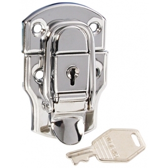 Adam Hall Hardware 1905 - Drawbolt medium chrome-plated lockable