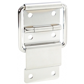 Adam Hall Hardware 2529 - Stop Hinge medium chrome-plated