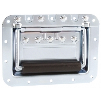 Adam Hall Hardware 34085 - Recessed Sprung Handle large in Dish 14 mm deep