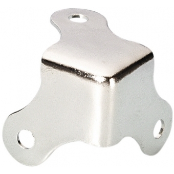 Adam Hall Hardware 4007 - Case Corner small three-leg nickel-plated