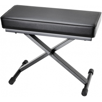 Adam Hall Stands SKT 17 - Folding Keyboard Bench With Extra Thick Padding