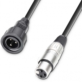Cameo DMX ADAPTER OUT - Adapter Cable for IP65 Outdoor Projector IP65 Plug to XLR female 3 Pin