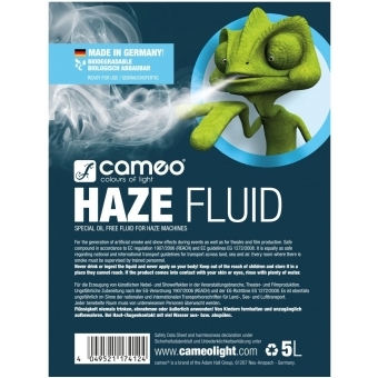 Cameo HAZE FLUID 5 L - Haze Fluid for Fine Fog Density and Long Standing Time, 5 L Oil-Free #2