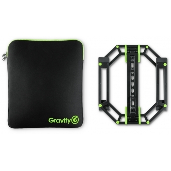 Gravity LTS 01 B SET 1 - Stativ reglabil pentru laptop și controler cu geantă de protecție