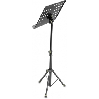 Gravity NS 411 - Stativ de partituri profesional, perforat/ Negru #2