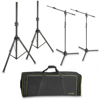 Gravity SSMS SET 1 - Set Stative Microfon si Boxe + geanta transport