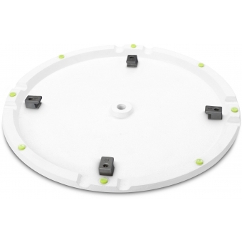 Gravity SSP WB SET 1 W - Stativ de boxa cu baza rotunda și placă greutate din fontă/ Alb #4