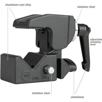 LD Systems CURV 500 TMB - Suport Truss pentru sateliți CURV 500/ Negru #4