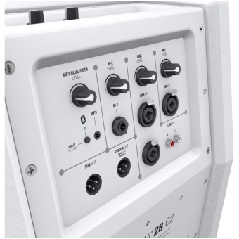 LD Systems MAUI 28 G2 W - Sistem PA compact pe coloană cu mixer și Bluetooth, alb #5