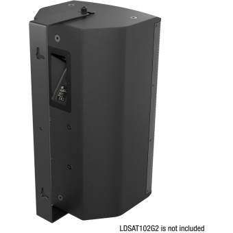 LD Systems SAT 102 G2 WMB - Suport de perete pivotant pentru LDSAT102G2/ Negru #2