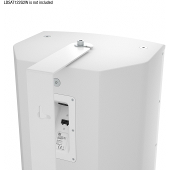 LD Systems SAT 122 G2 WMB W - Suport de perete pivotant pentru LDSAT122G2/ Alb