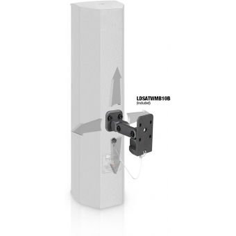 LD Systems SAT 442 G2 - Boxa de perete pasiva 4 x 4”/ Negru #4