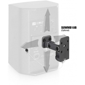 LD Systems SAT 62 A G2 - Boxa de perete activa de 6,5”/ Negru #4