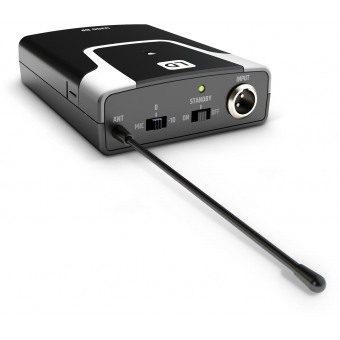 LD Systems U305 BPH 2 - Sistem wireless dual 2 x Bodypack și 2 x microfon de tip casca/ 584 - 608 MHz #13