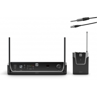 LD Systems U306 BPG - Sistem microfon wireless cu bodypack și cablu pentru chitară/ 655 - 679 MHz