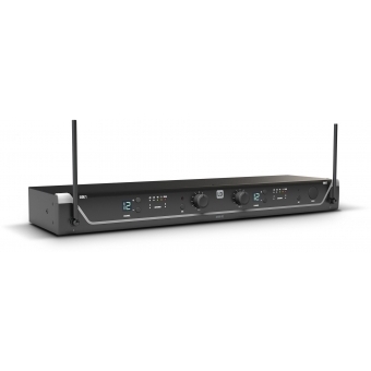 LD Systems U306 BPH 2 - Sistem wireless dual 2 x Bodypack și 2 x microfon de tip casca/ 655 - 679 MHz #2