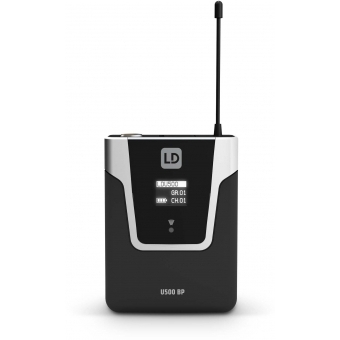 LD Systems U505 HBH 2 - Sistem wireless cu bodypack, headset și microfon de mână dinamic/  584 - 608 MHz #8