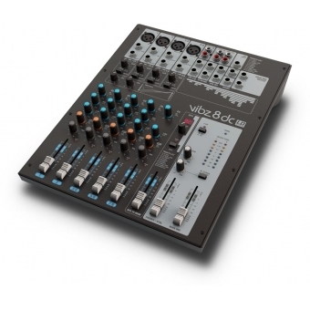 LD Systems VIBZ 8 DC - Mixer analogic cu 8 canale DFX și compresor