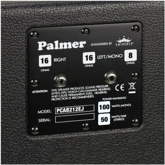 Palmer CAB 212 EJ - 2 x 12” Gitarrenbox mit Eminence Eric Johnson Signature, 8/16 ohms #4
