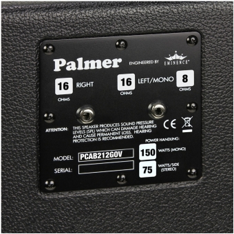 Palmer CAB 212 GOV - Guitar Cabinet 2 x 12" with Eminence Governor 8/16 Ohms #4