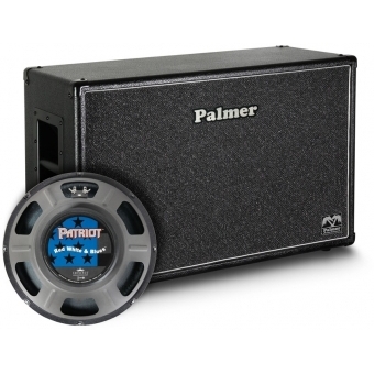 Palmer CAB 212 RWB OB - Guitar Cabinet 2 x 12" with Eminence Red White and Blues 4/8 Ohm Open Back