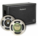 Palmer CAB 212 V30 GBK - Guitar Cabinet 2 x 12" with Celestion Vintage 30 and Greenback 8/16 Ohms