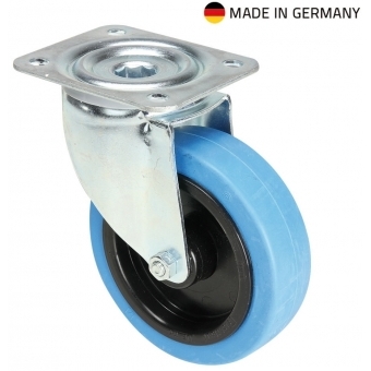 Tente 37035 - Swivel Castor 125 mm with blue Wheel