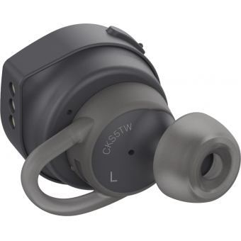 Audio-Technica ATH-CKS5TW - Casti wireless In Ear Bluetooth, Microfon, Autonomie 15 ore, Negru #3