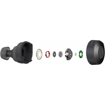 Audio-Technica ATH-CKS5TW - Casti wireless In Ear Bluetooth, Microfon, Autonomie 15 ore, Negru #4