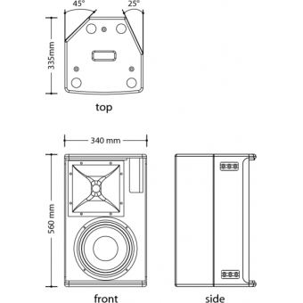 TOURING10P - Loudspeaker 2-way (10' LF+1.4'Nd HF) 350/700W AES/P 8Ohm, 128dB SPL #5