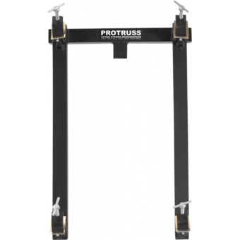 PLA16H4 - Support for double bar accessory, equipped with 4 clamps