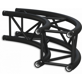 HQ30C500 - Square section 29 cm circle HEAVY truss, tube 50x3mm, 4x FCQ5 included, D.500 #6